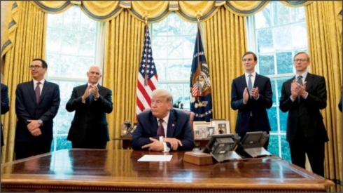 Trump peymana aştiyê ya navbera Îsraîl û Behreynê ragihand